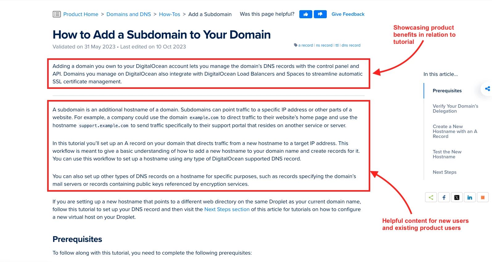 how to add a subdomain docs
